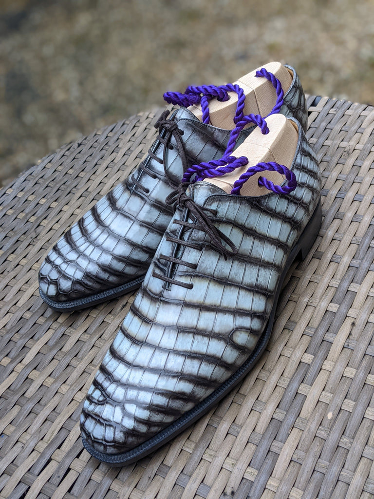 Ascot Wholecut - Zebra Patina Finished - Ascot Shoes