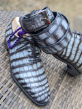 Ascot Wholecut - Zebra Patina Finished - Ascot Shoes