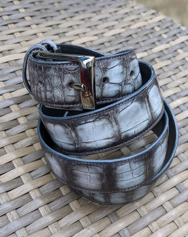 Bespoke Belt -  Zebra Patina