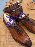 Bespoke Belt - Bourbon Patina - Ascot Shoes