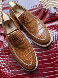 Ascot Cannes - Cognac Crocodile - Ascot Shoes