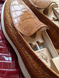 Ascot Cannes - Cognac Crocodile - Ascot Shoes