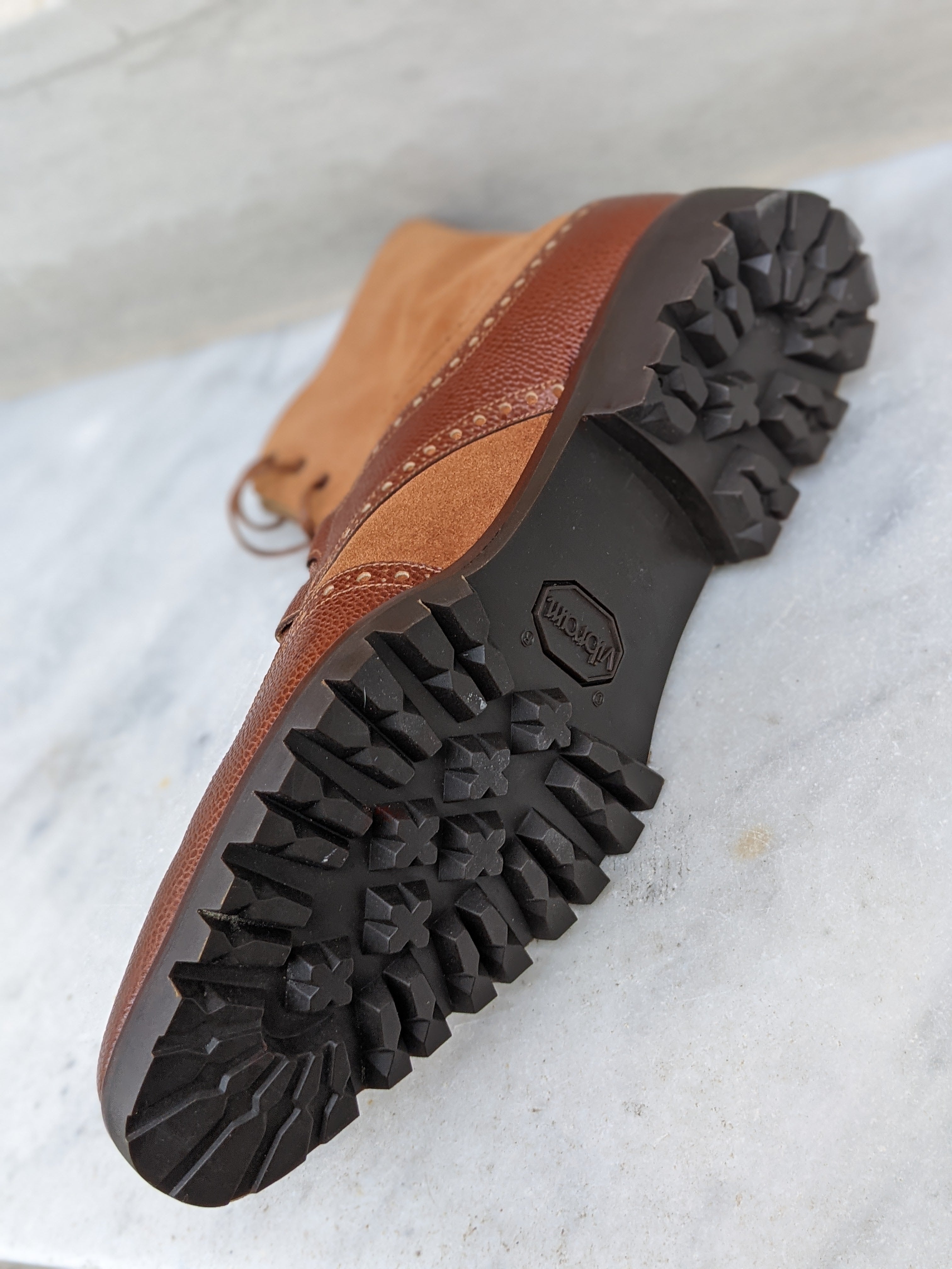 Ascot Garda - Cognac Suede & Brown Grain - Ascot Shoes