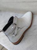 Ascot Modena - White Crocodile - Ascot Shoes