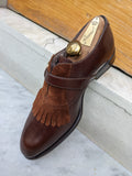 Ascot Lugano - Cognac Suede & Brown Calf - Ascot Shoes