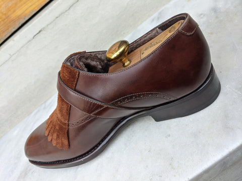 Ascot Lugano - Cognac Suede & Brown Calf