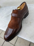 Ascot Lugano - Cognac Suede & Brown Calf - Ascot Shoes