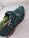 Ascot Romeo - Green Suede - Ascot Shoes