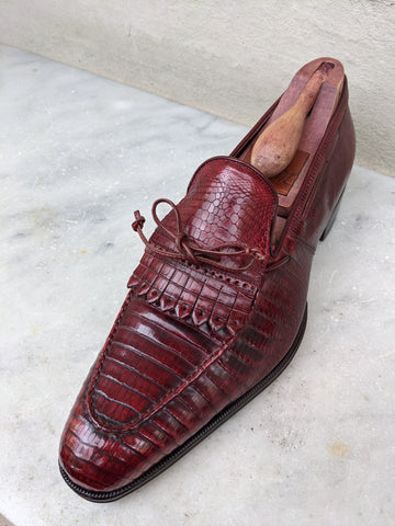 Ascot Bologna - Burgundy Lizard