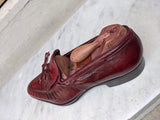 Ascot Bologna - Burgundy Lizard - Ascot Shoes