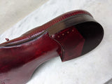 Ascot Bologna - Burgundy Lizard - Ascot Shoes