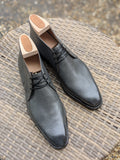 Ascot Khan Boots - Grey Grain - Ascot Shoes