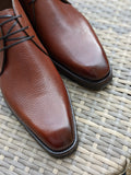 Ascot Khan Boots - Cognac Grain - Ascot Shoes