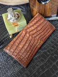 Sunglass Case - Cognac Crocodile - Ascot Shoes