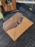 Sunglass Case - Beige Crocodile - Ascot Shoes