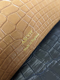 Sunglass Case - Beige Crocodile - Ascot Shoes