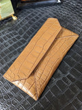 Sunglass Case - Tan Crocodile - Ascot Shoes