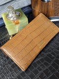 Sunglass Case - Tan Crocodile - Ascot Shoes
