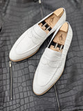 Ascot Sinatra - White Alligator - Ascot Shoes