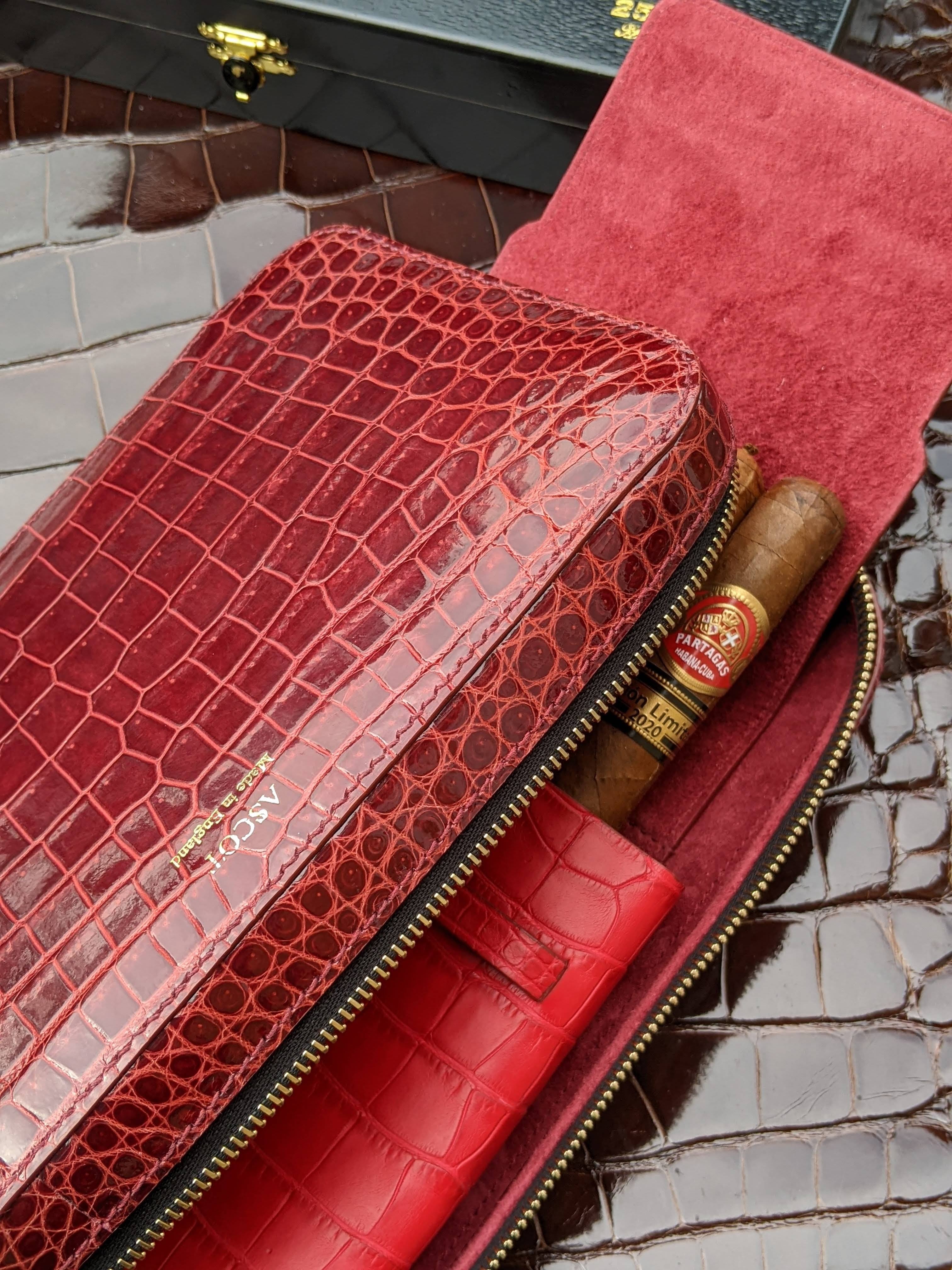 Custom travel cigar humidors - Ascot Shoes