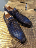 Ascot Wholecut - Electric Blue - Ascot Shoes