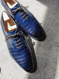 Ascot Wholecut - Electric Blue - Ascot Shoes