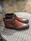 Ascot Palermo - Cognac Python - Ascot Shoes