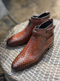 Ascot Palermo - Cognac Python - Ascot Shoes