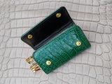 Bespoke Key Holder - Green Crocodile - Ascot Shoes