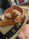 Bespoke Belt - Tan Python - Ascot Shoes