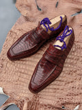 Ascot Ravenna - Bourbon Crocodile - Ascot Shoes