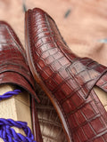 Ascot Ravenna - Bourbon Crocodile - Ascot Shoes