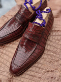 Ascot Ravenna - Bourbon Crocodile - Ascot Shoes