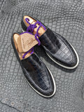 Ascot Cannes - Black Crocodile - Ascot Shoes