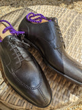 Ascot Harris - Black Scotch Grain - Ascot Shoes