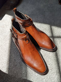 Ascot Prato - Cognac Calf - Ascot Shoes