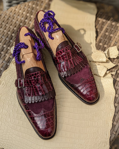 Ascot Shanghai Single Monk II. - Burgundy combination