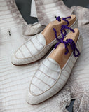 Belgian Loafer - Himalayan Alligator - Ascot Shoes