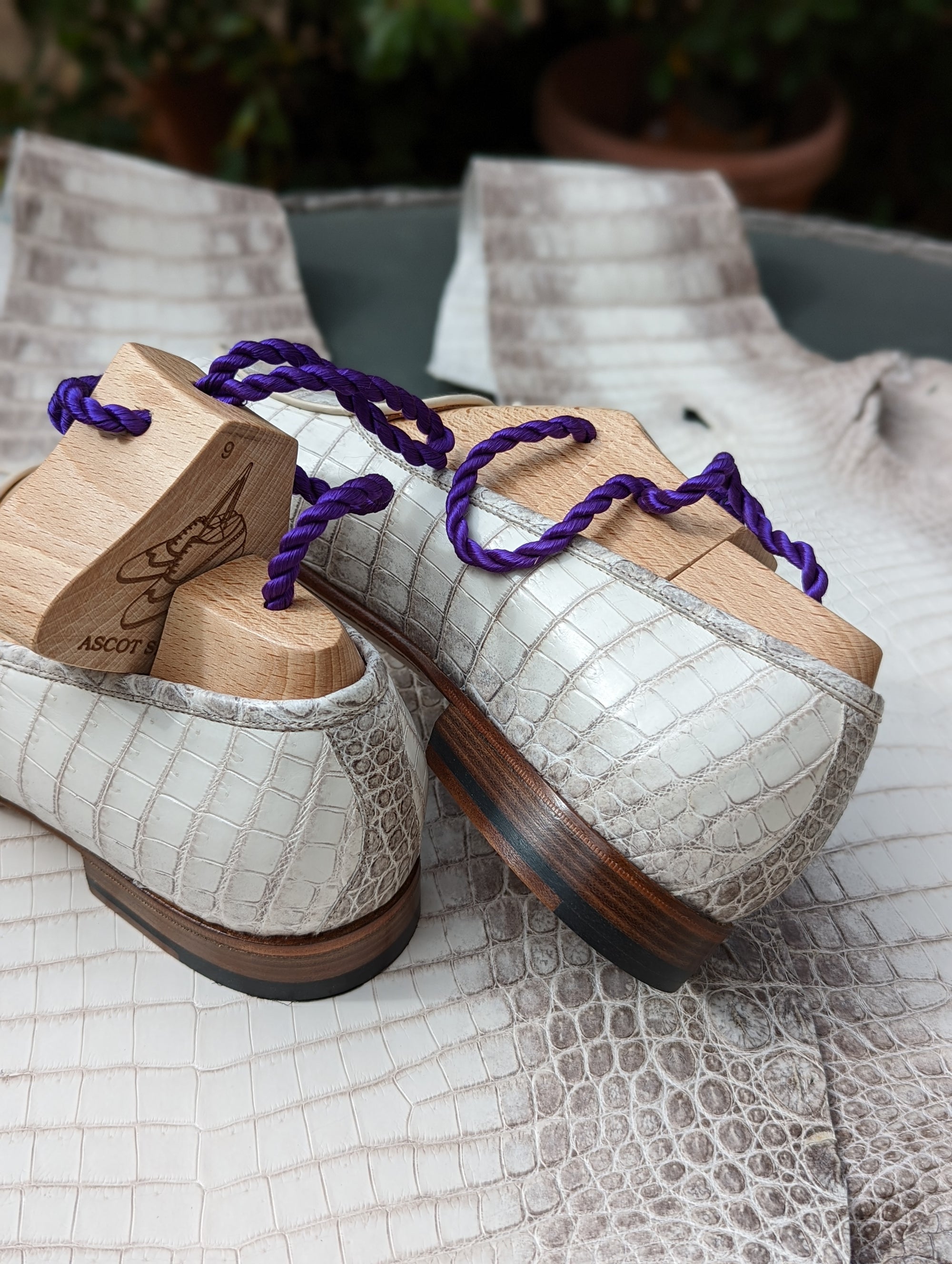 Belgian Loafer - Himalayan Alligator - Ascot Shoes
