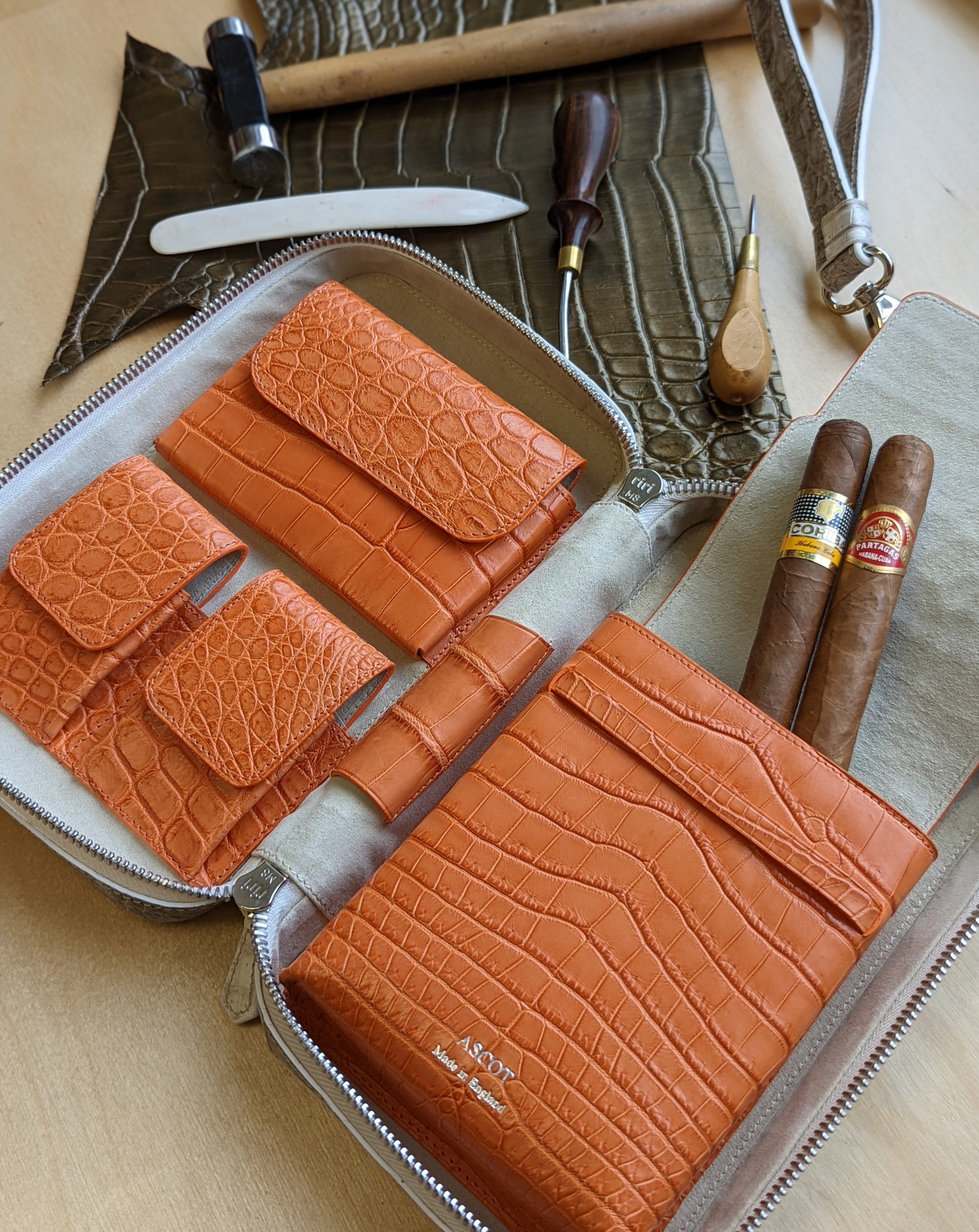 Custom travel cigar humidors - Ascot Shoes