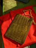 Everyday Phone Pouch - Gold Crocodile - Ascot Shoes