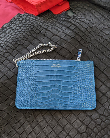 Everyday Phone Pouch - Blue Crocodile