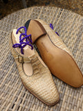 Edward Green - Cream Crocodile, UK 9, 606 Last - Ascot Shoes