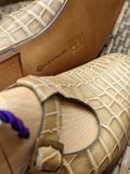 Edward Green - Cream Crocodile, UK 9, 606 Last - Ascot Shoes