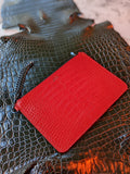 Everyday Phone Pouch - Red Crocodile - Large - Ascot Shoes
