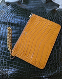 Everyday Phone Pouch - Yellow Crocodile - Ascot Shoes