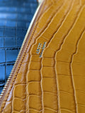 Everyday Phone Pouch - Yellow Crocodile - Ascot Shoes