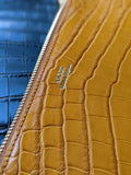 Everyday Phone Pouch - Yellow Crocodile - Large - Ascot Shoes
