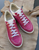 Ascot Sneakers - Pink Crocodile - Ascot Shoes