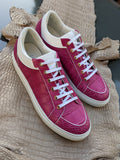 Ascot Sneakers - Pink Crocodile - Ascot Shoes